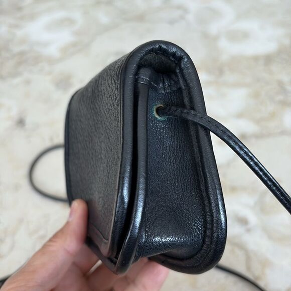 Vintage Golan Mini Leather Crossbody Saddle Bag - Picture 4 of 13